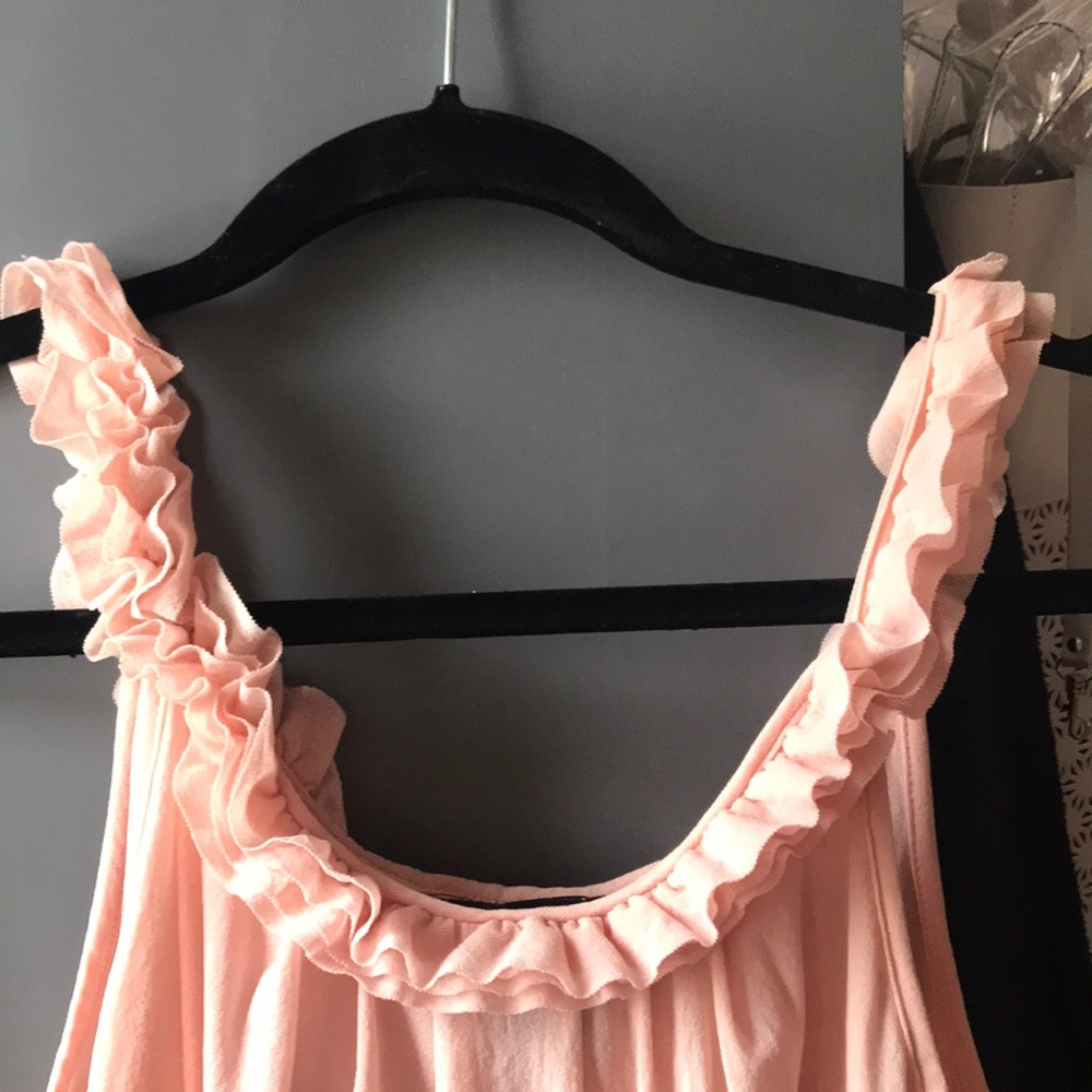 Soft Pink Ruffled Top - Picture 2 of 3